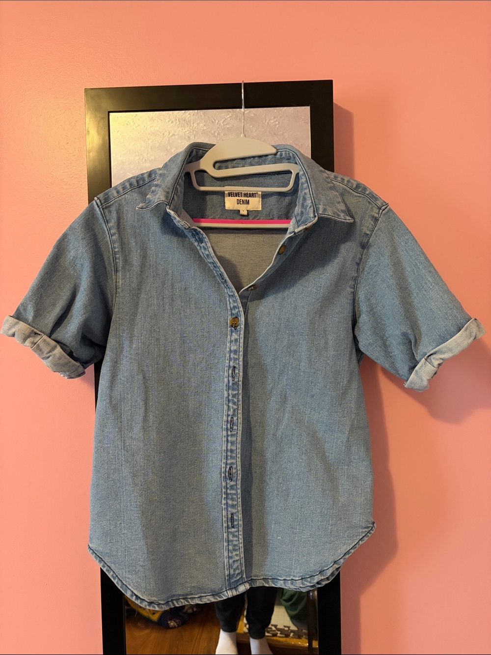 Velvet Heart Light Blue Denim Shirt